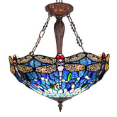 Capulina Tiffany Pendant Lights Ceiling Light Dragonfly Style